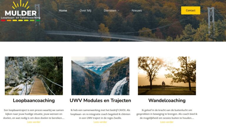 Nieuwe website loopbaanadvies Re-integratie