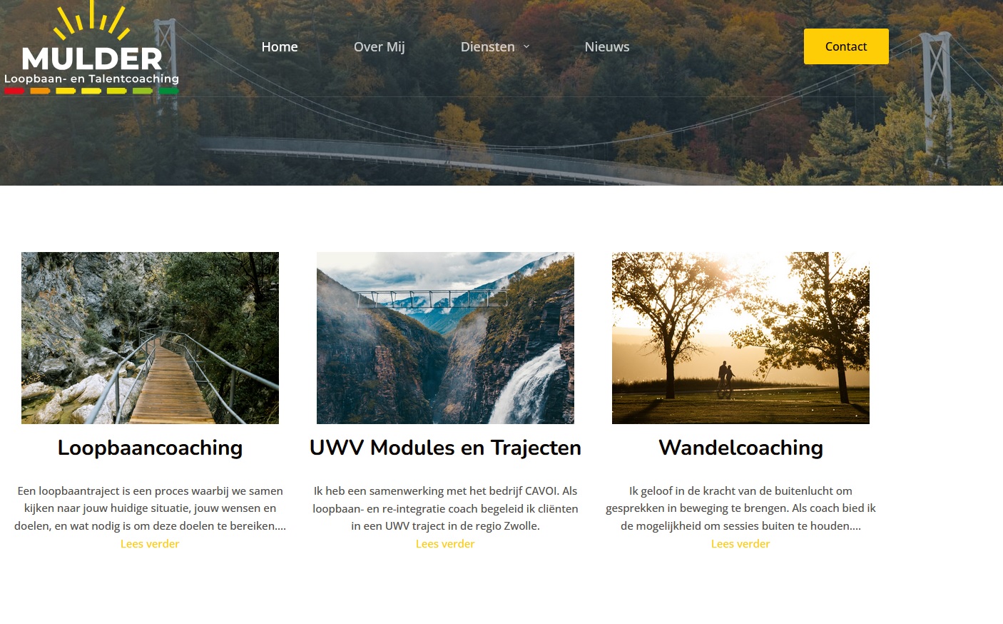 Nieuwe website loopbaanadvies Re-integratie