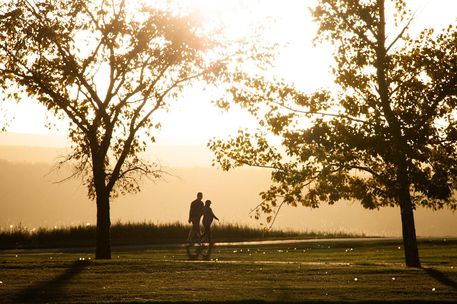 Wandelen in de natuur. Coachen in een rustige natuurlijk omgeving